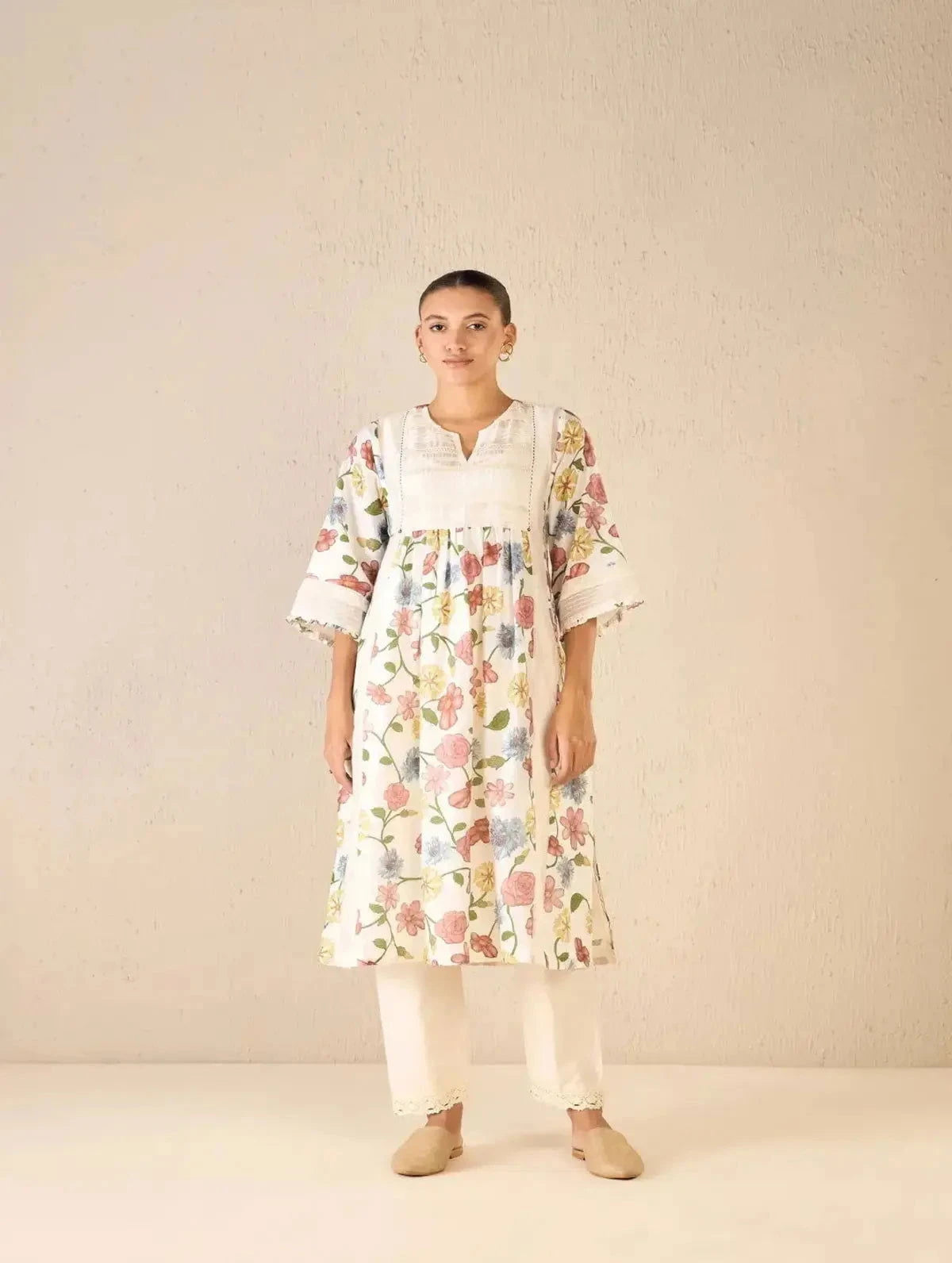 Multicolor Floral Kurta Set - Pallodstore