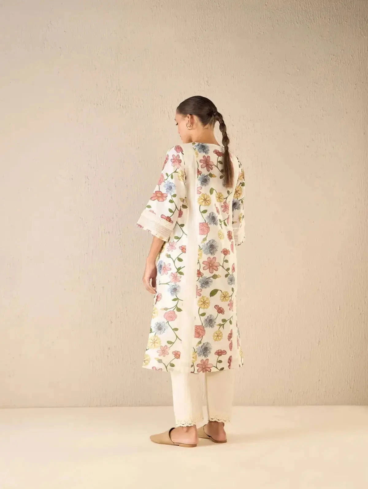 Multicolor Floral Kurta Set - Pallodstore