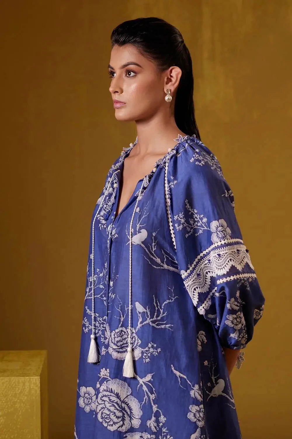Nysa - Blue Print Co-Ord Set - Pallodstore