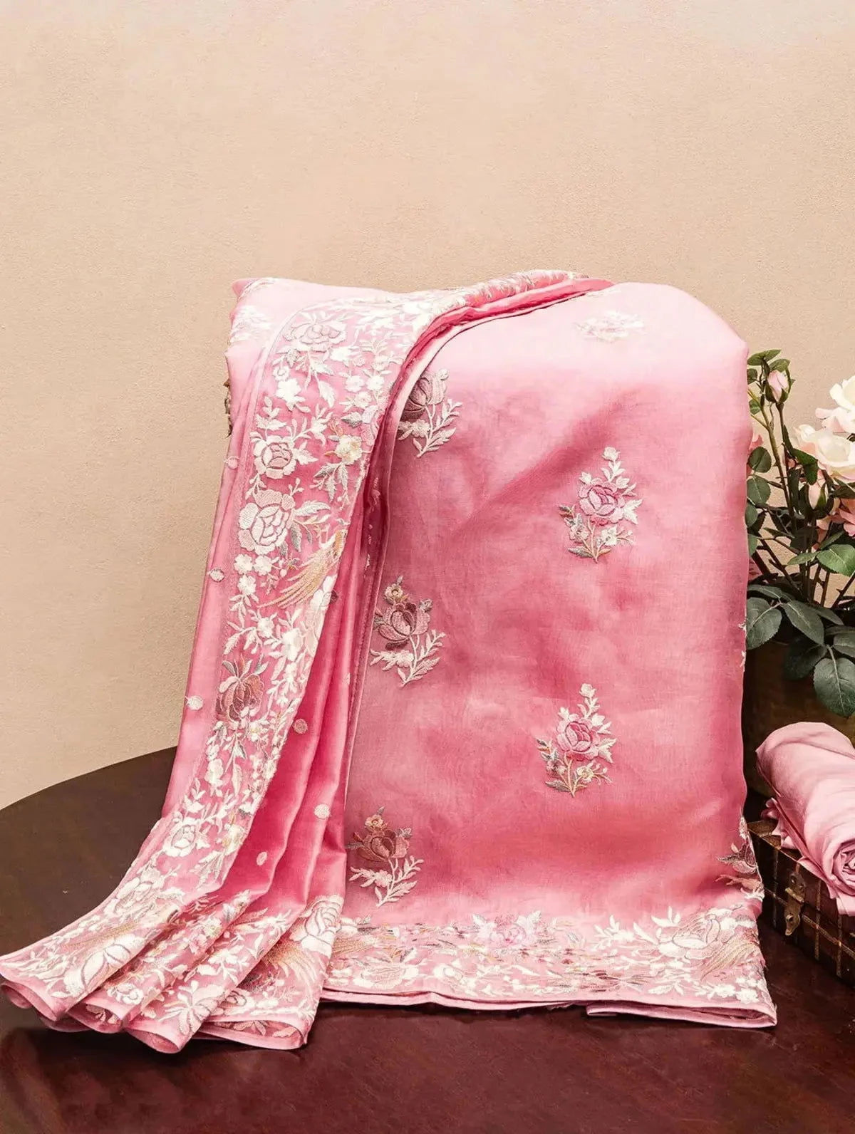 Onion Pink Dress Material - Pallodstore