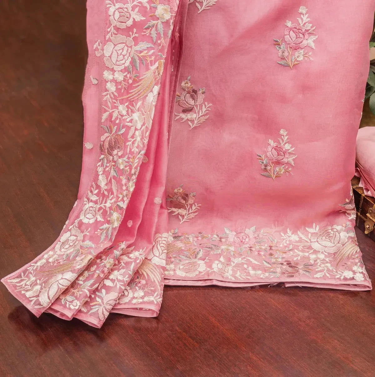 Onion Pink Dress Material - Pallodstore