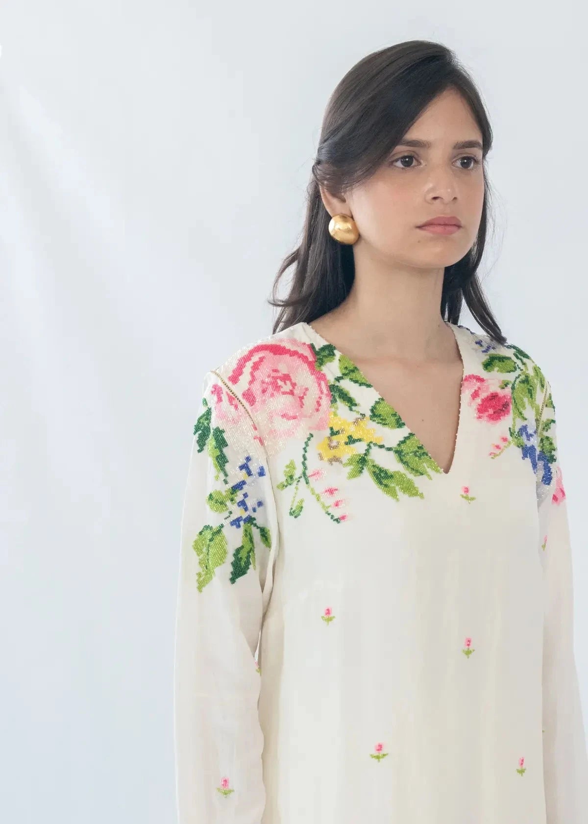 Pakeezah Hand embroidered Kurta Set - Pallodstore