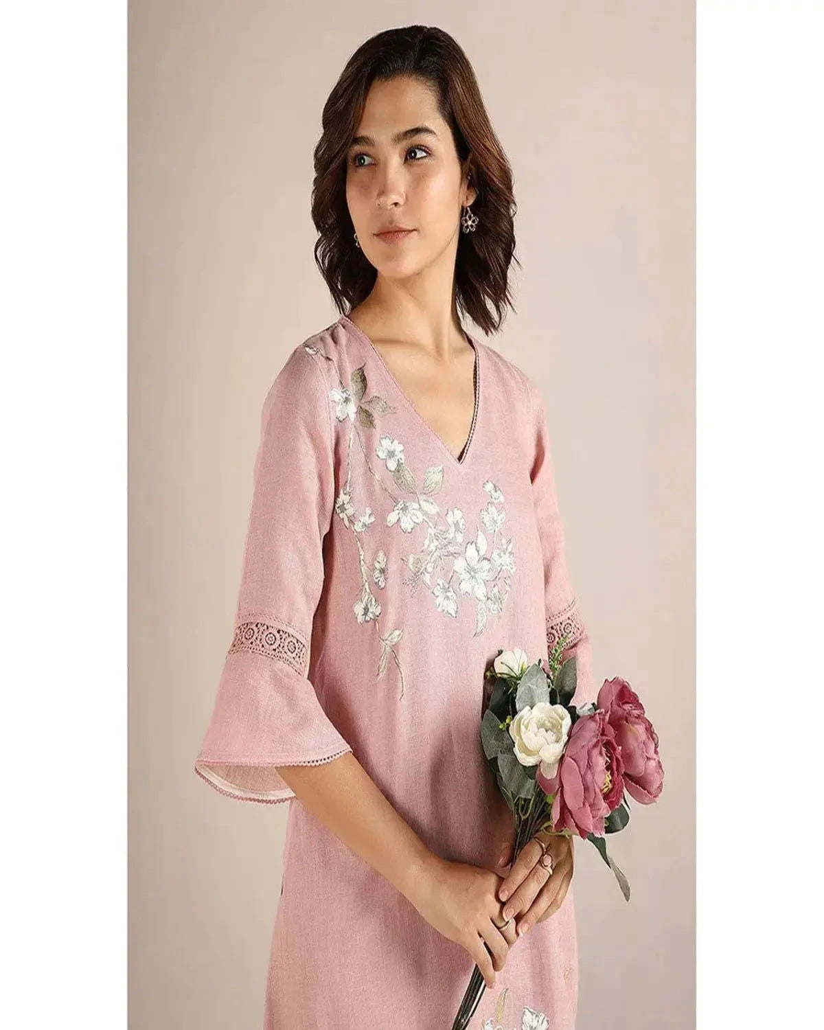Pink Blush Camelia Fly Free Co-Ord Set - Pallodstore