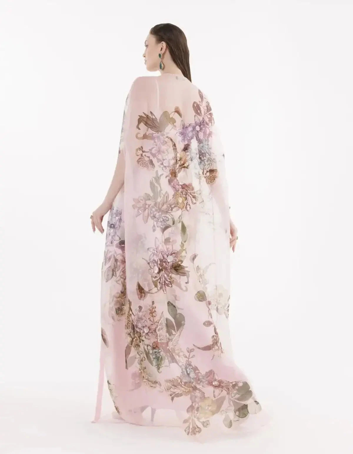 Pink Cape With Slip Dress - Pallodstore