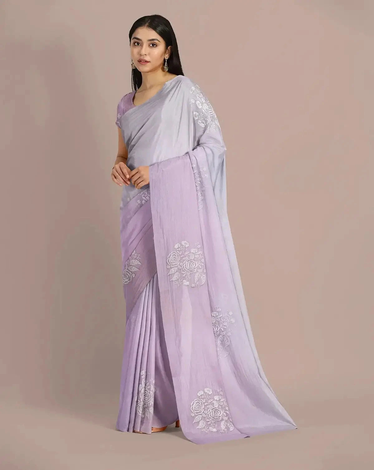 Pink Hues Organza Saree - Pallodstore