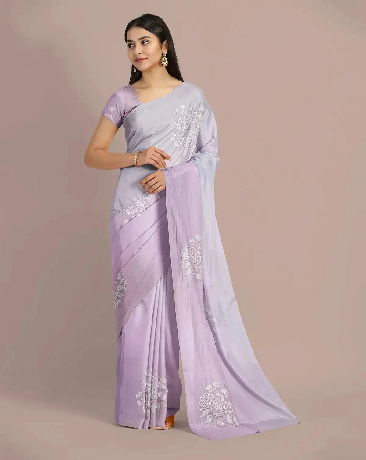 Pink Hues Organza Saree - Pallodstore