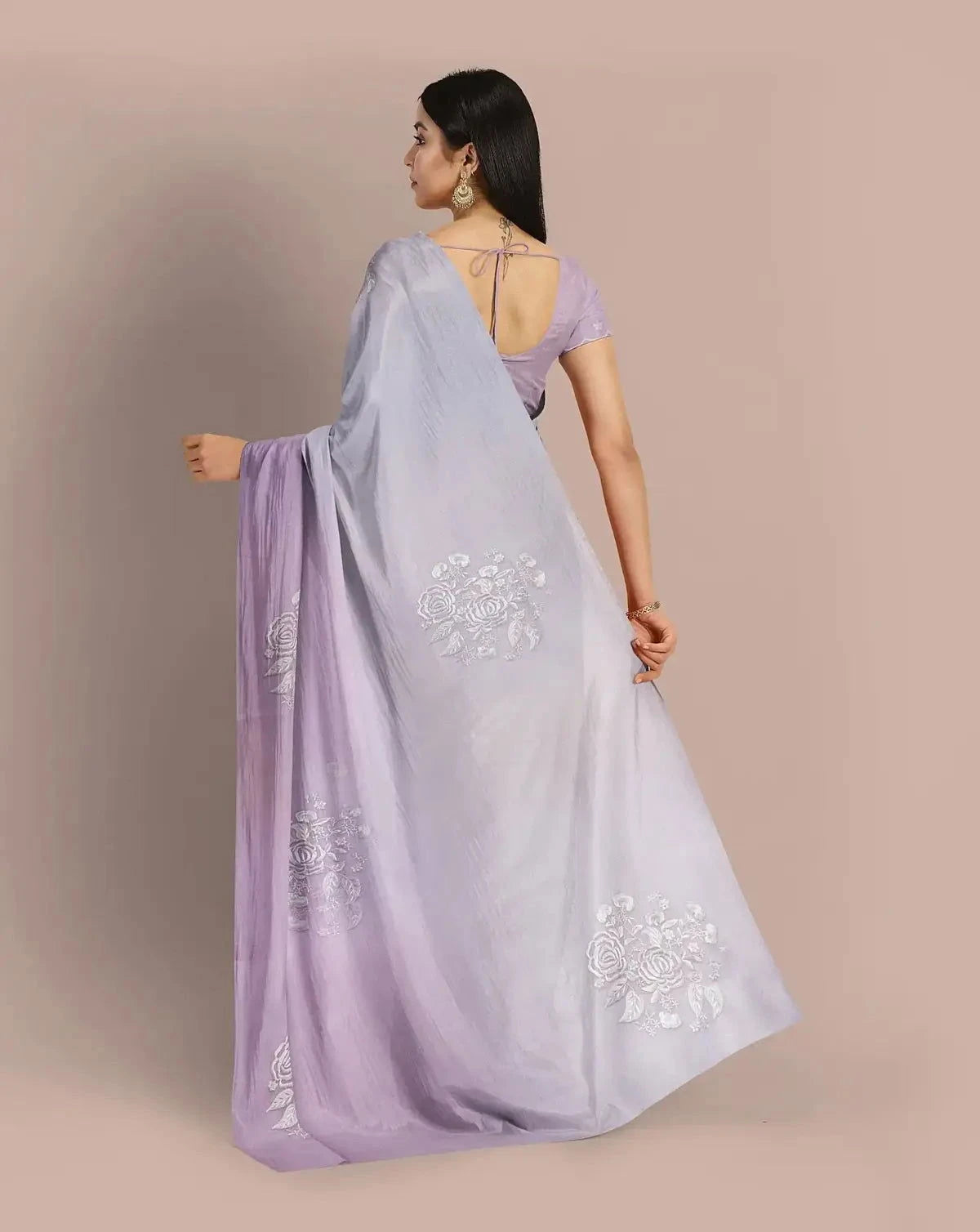 Pink Hues Organza Saree - Pallodstore