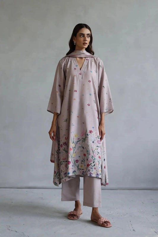 Pink Rosaline Kurta Set - Pallodstore