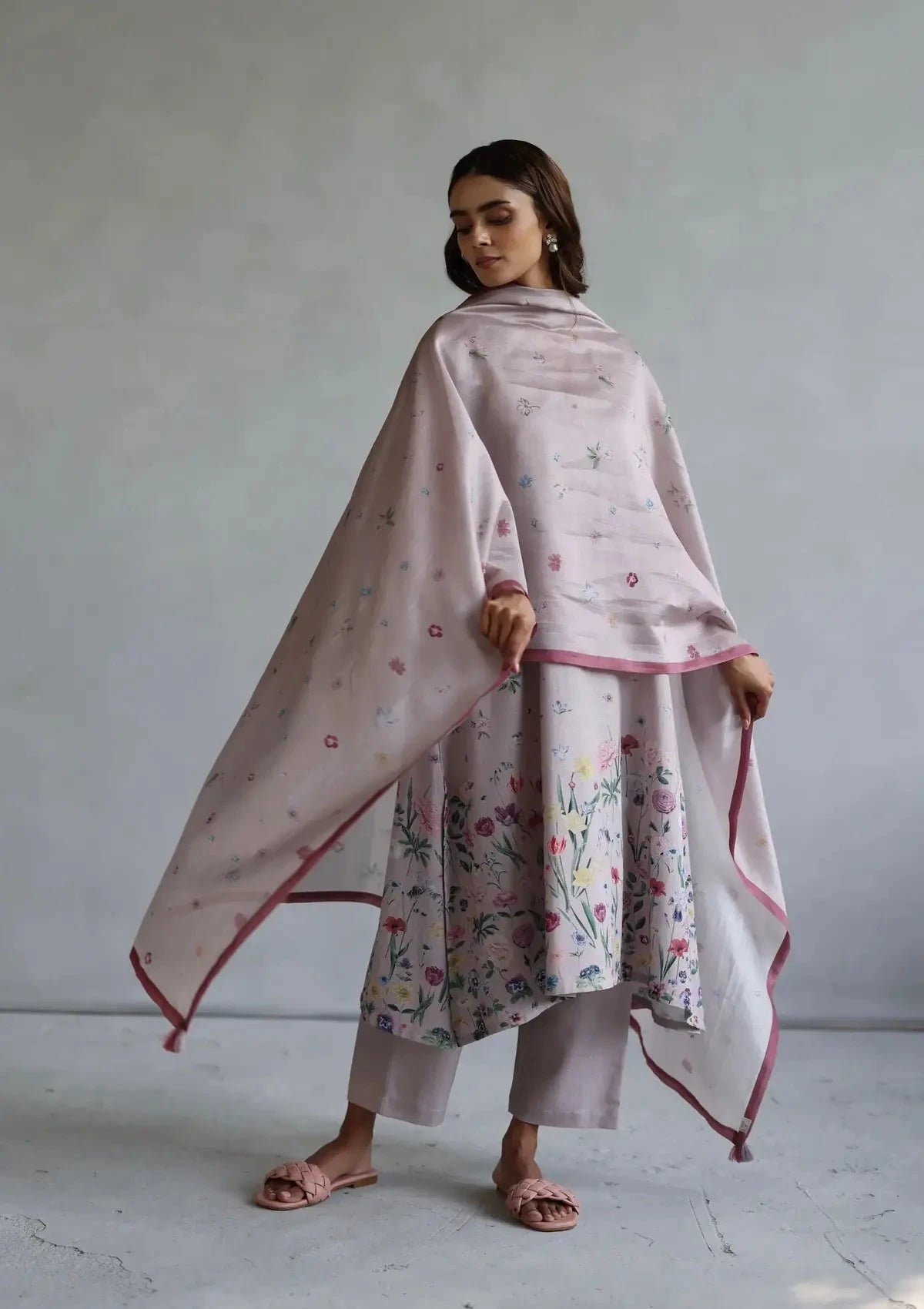 Pink Rosaline Kurta Set - Pallodstore