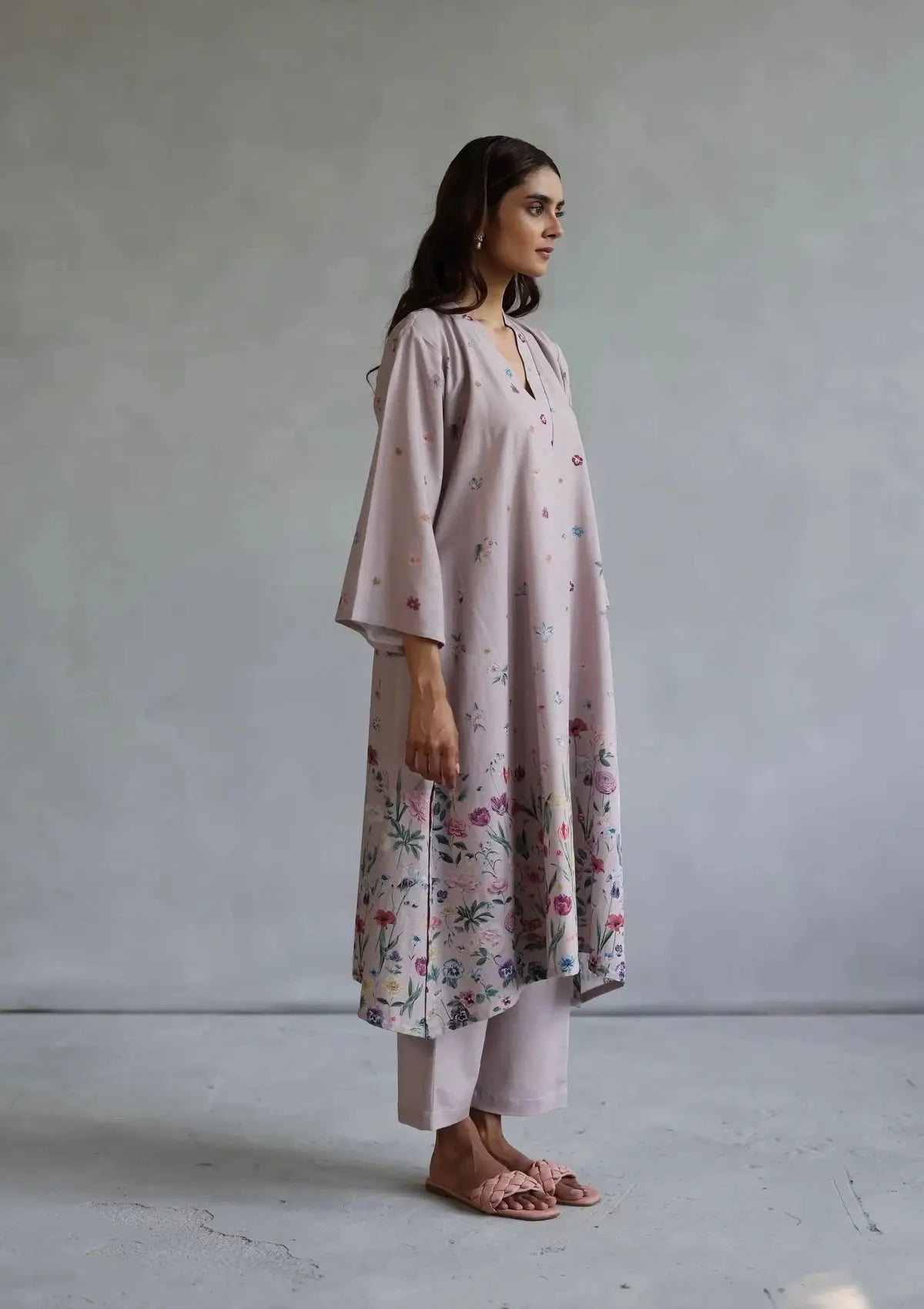 Pink Rosaline Kurta Set - Pallodstore