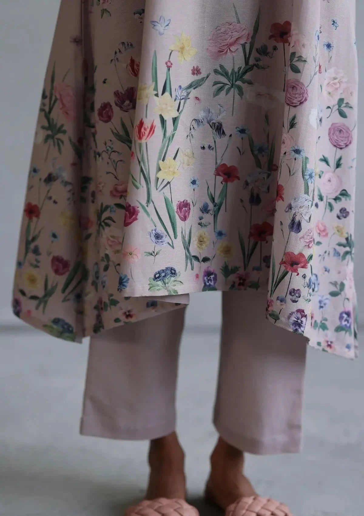 Pink Rosaline Kurta Set - Pallodstore