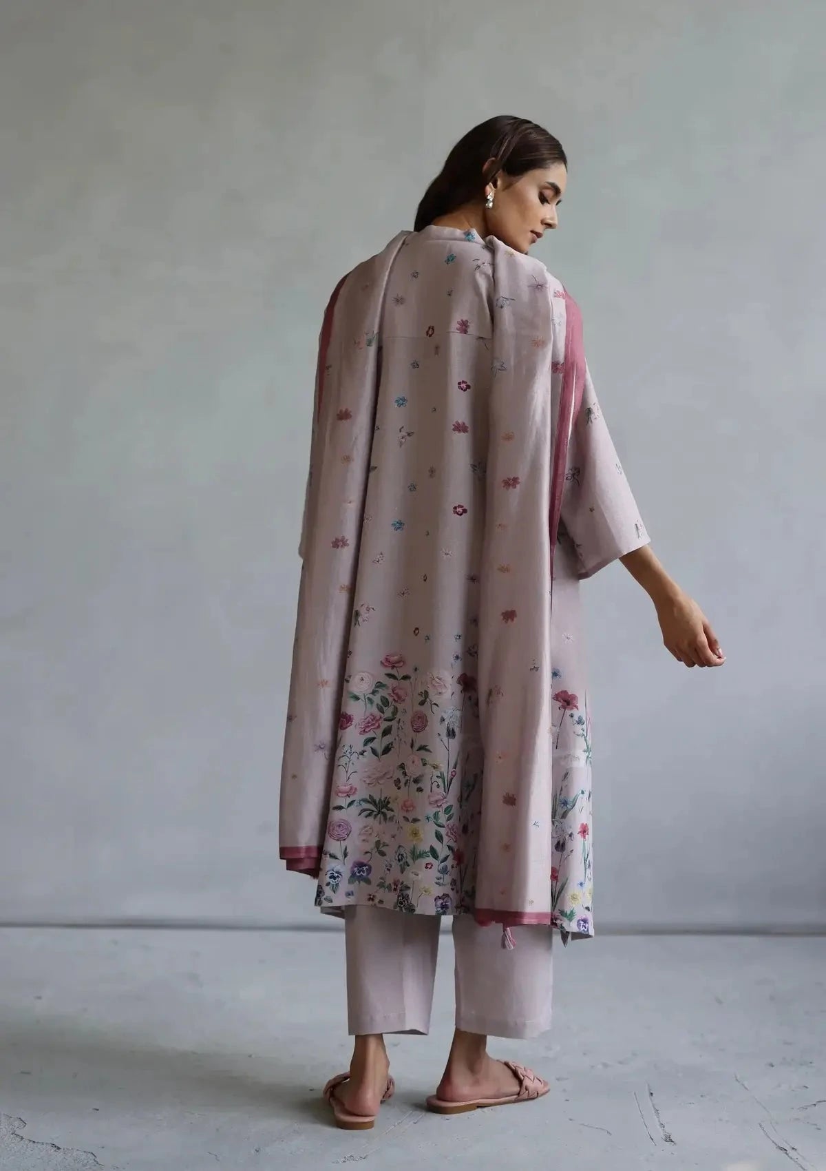 Pink Rosaline Kurta Set - Pallodstore