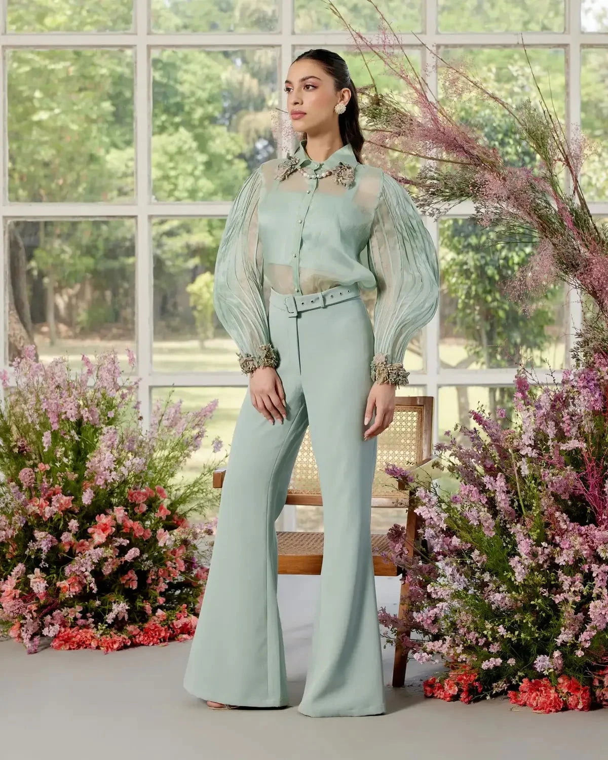 Prudence Aqua Co-ord Set - Pallodstore