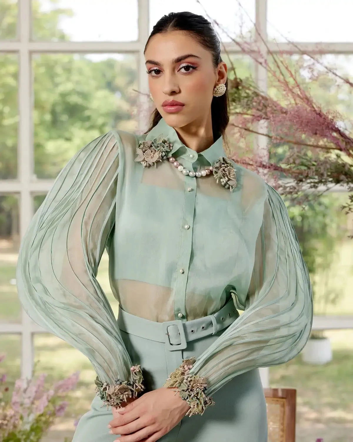 Prudence Aqua Co-ord Set - Pallodstore