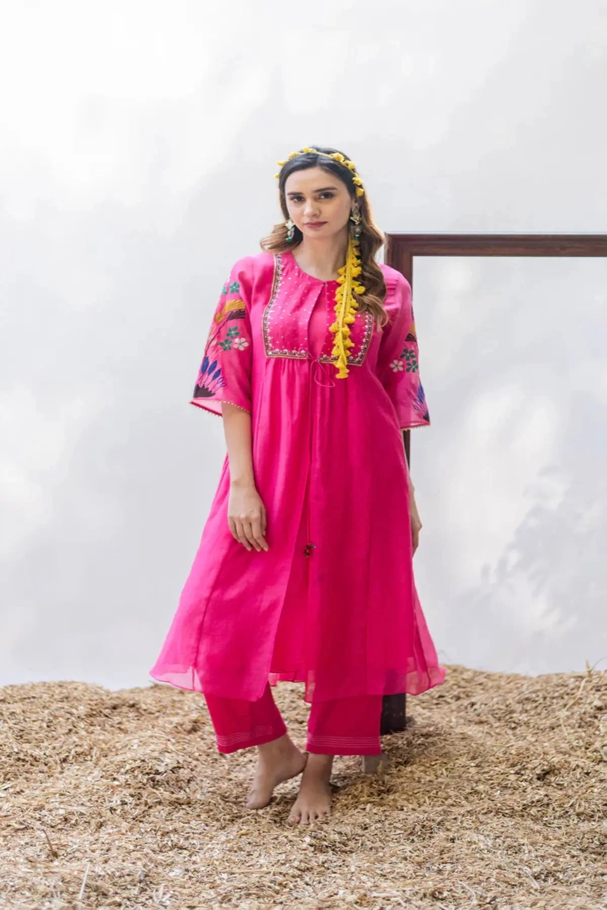 Rani Pink Zuri Jacket Tunic - Pallodstore