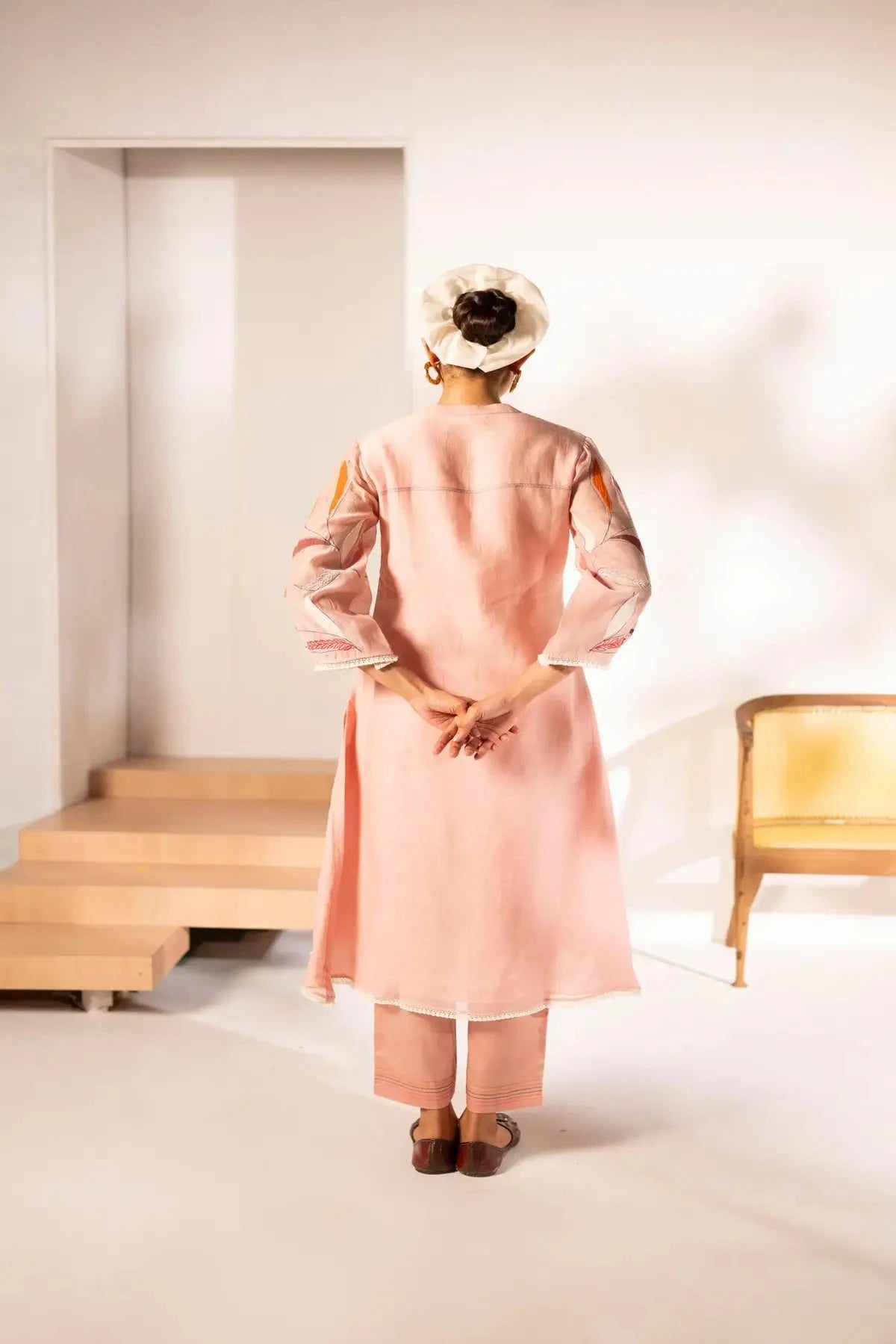 Rose Pink Ziva Tunic Set - Pallodstore
