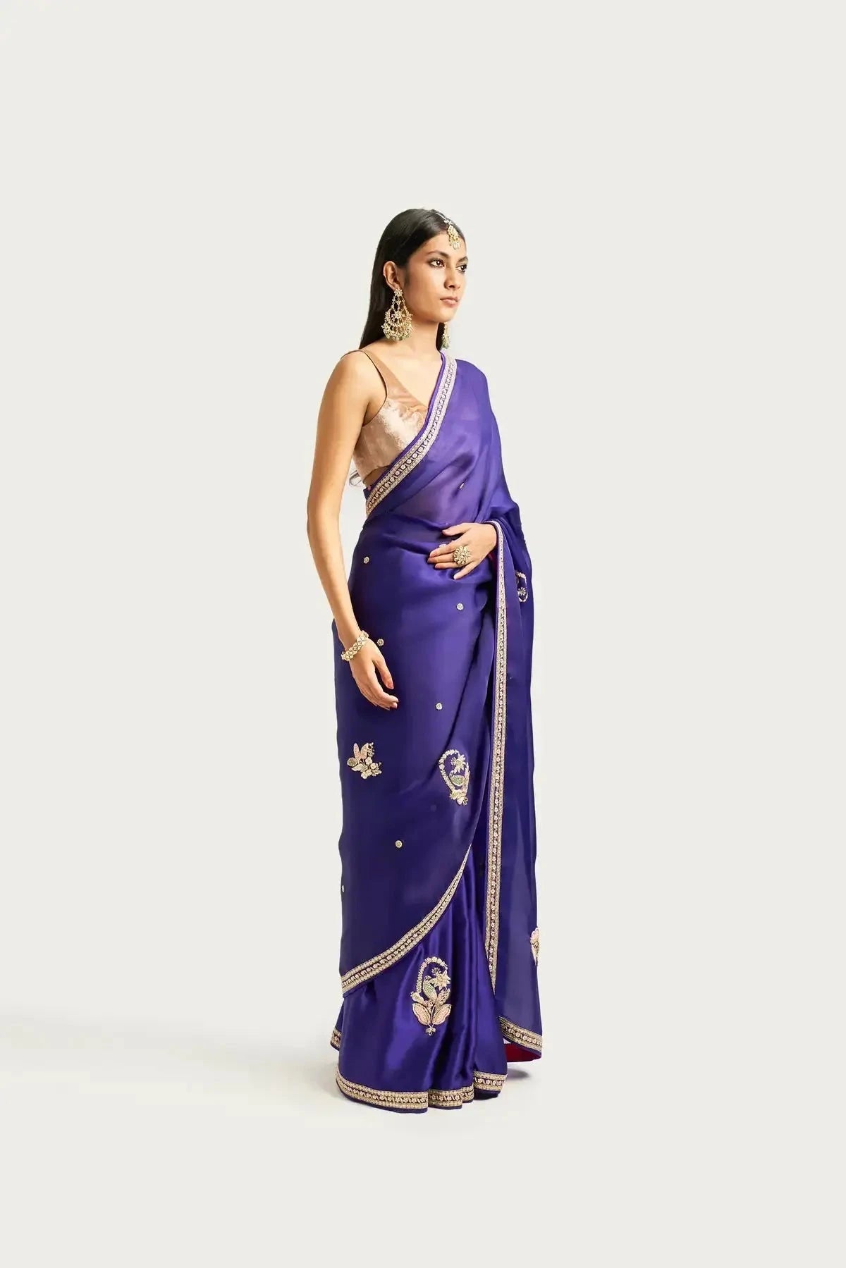 Shalimar Buti Jamun Saree - Pallodstore