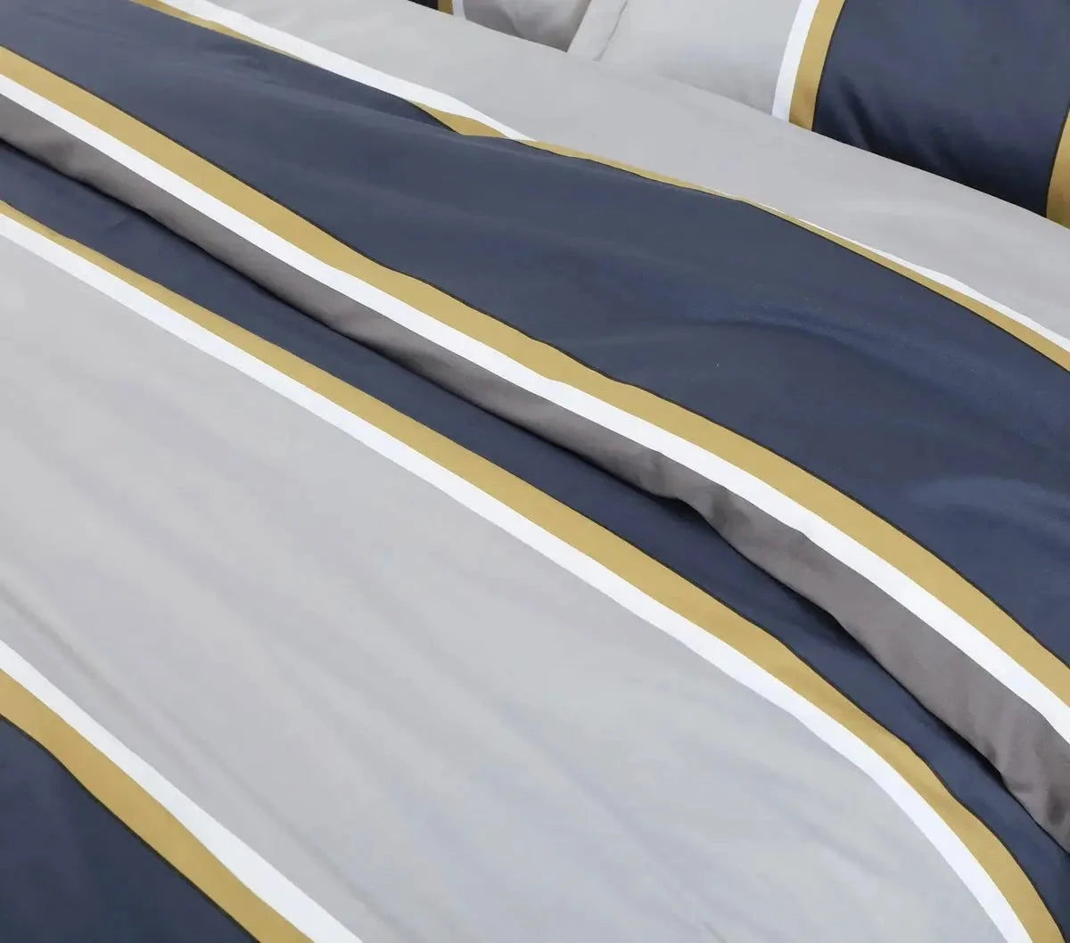 Sion Printed Blue 500TC Egyptian Cotton Bedding Set - Pallodstore