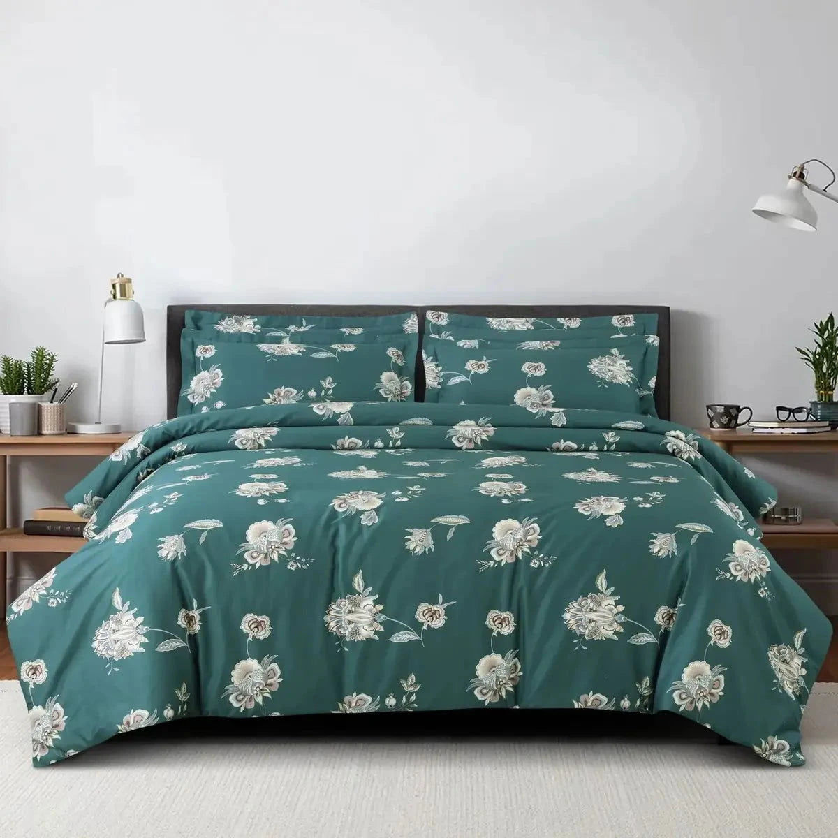 Sion Printed Green 500TC Egyptian Cotton Bedding - Pallodstore