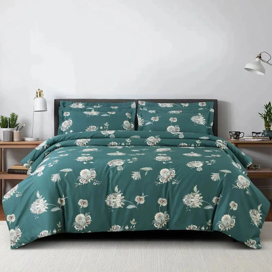 Sion Printed Green 500TC Egyptian Cotton Bedding - Pallodstore