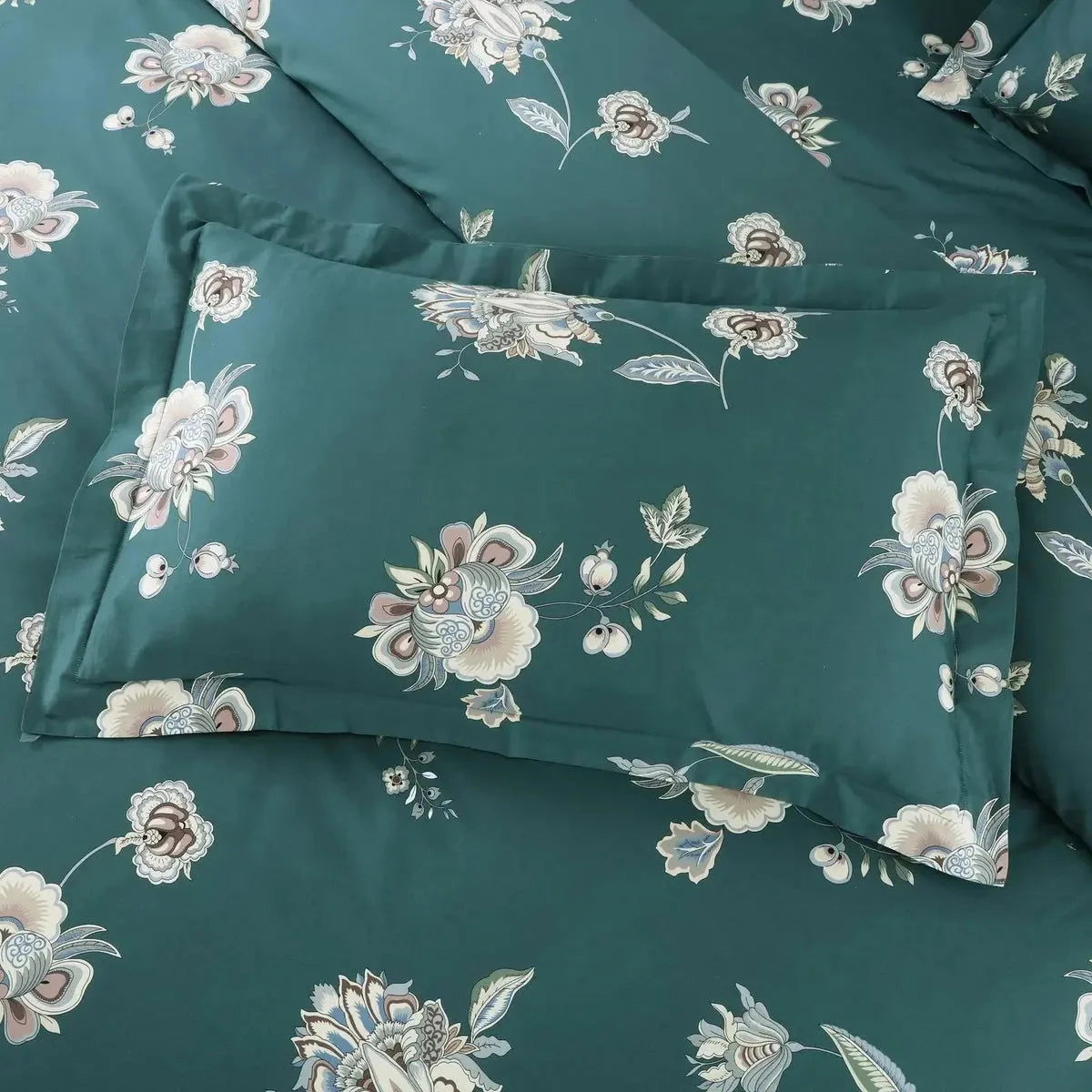 Sion Printed Green 500TC Egyptian Cotton Bedding - Pallodstore