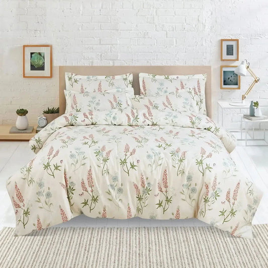 Sion Printed OFF-White 500TC Egyptian Cotton Bedding - Pallodstore