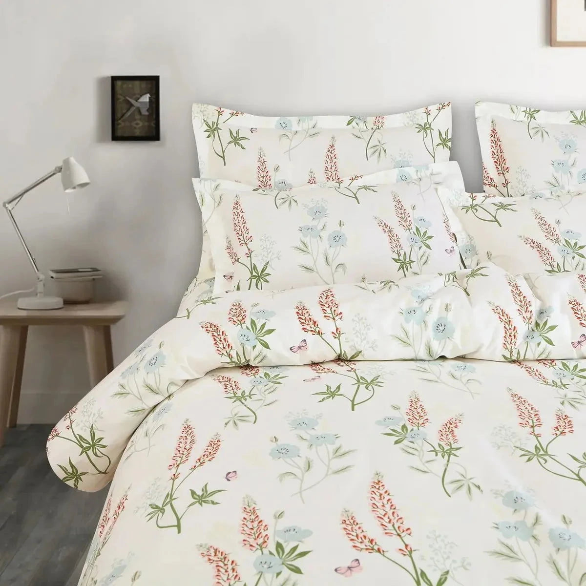 Sion Printed OFF-White 500TC Egyptian Cotton Bedding - Pallodstore