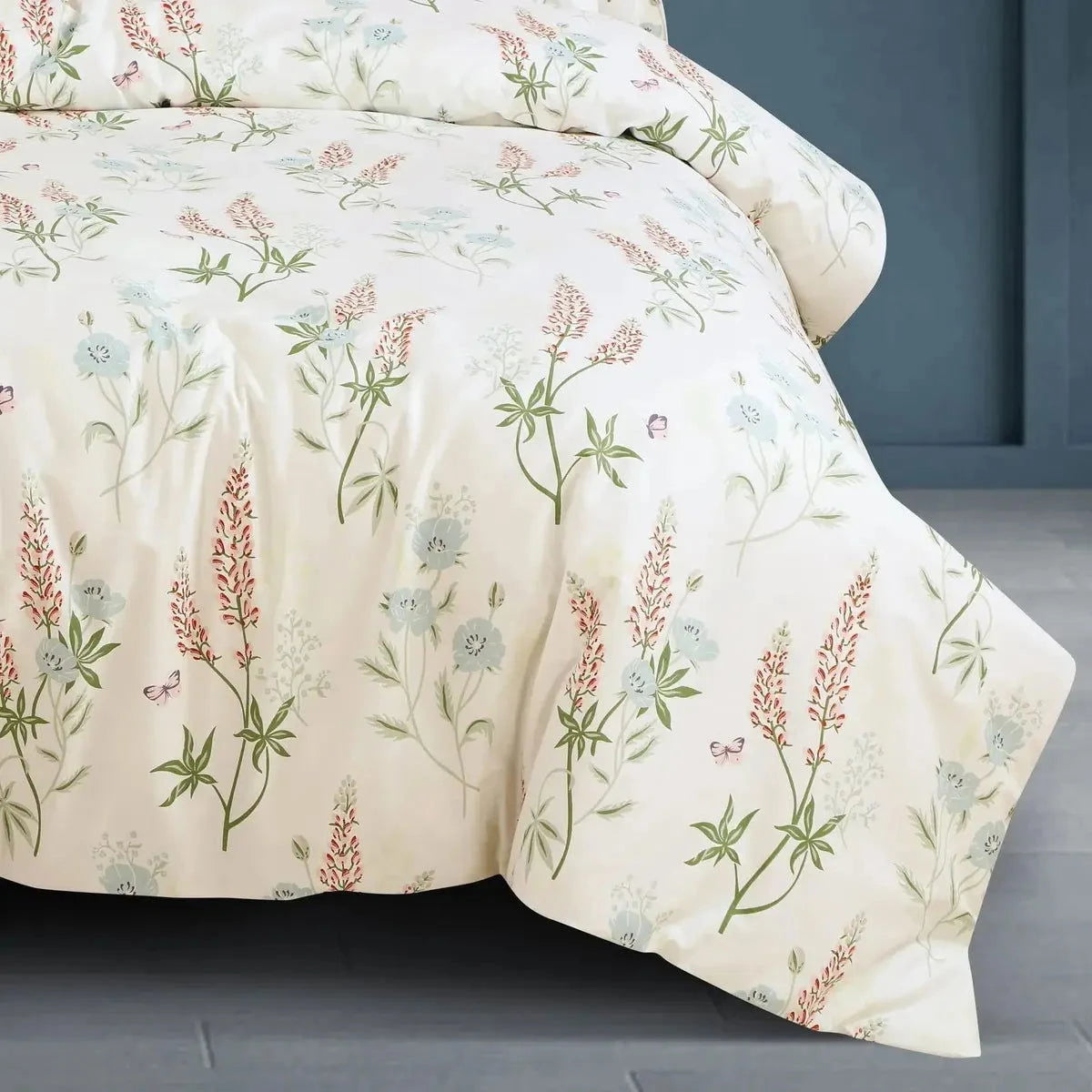 Sion Printed OFF-White 500TC Egyptian Cotton Bedding - Pallodstore