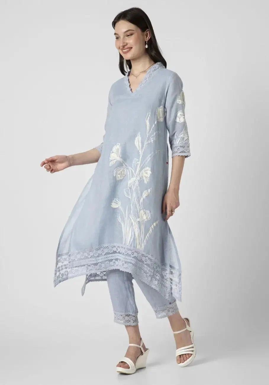 Star Tulip Paint Fly Free Tunic with Pant - Pallodstore