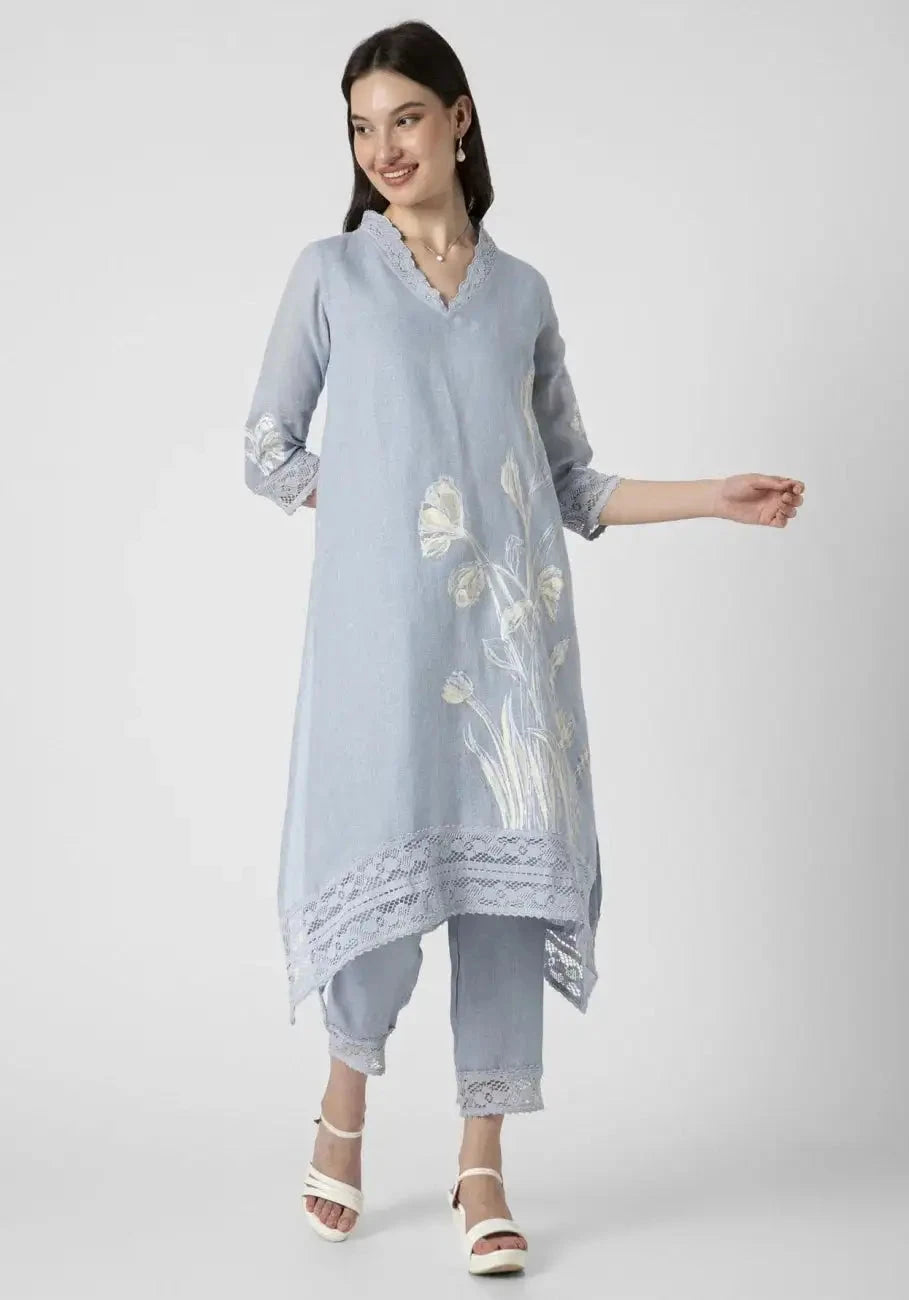 Star Tulip Paint Fly Free Tunic with Pant - Pallodstore