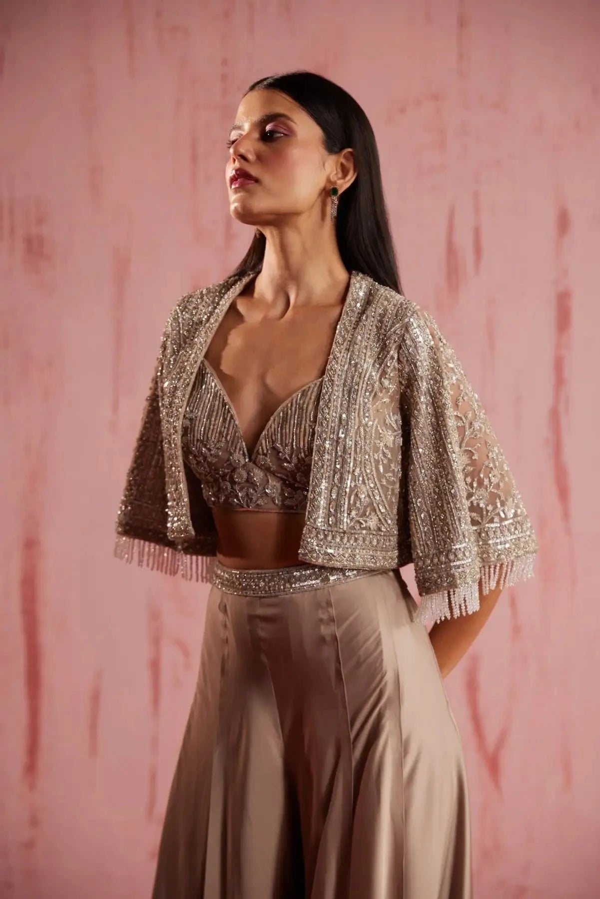 Starlyn Grey Palazzo Set - Pallodstore