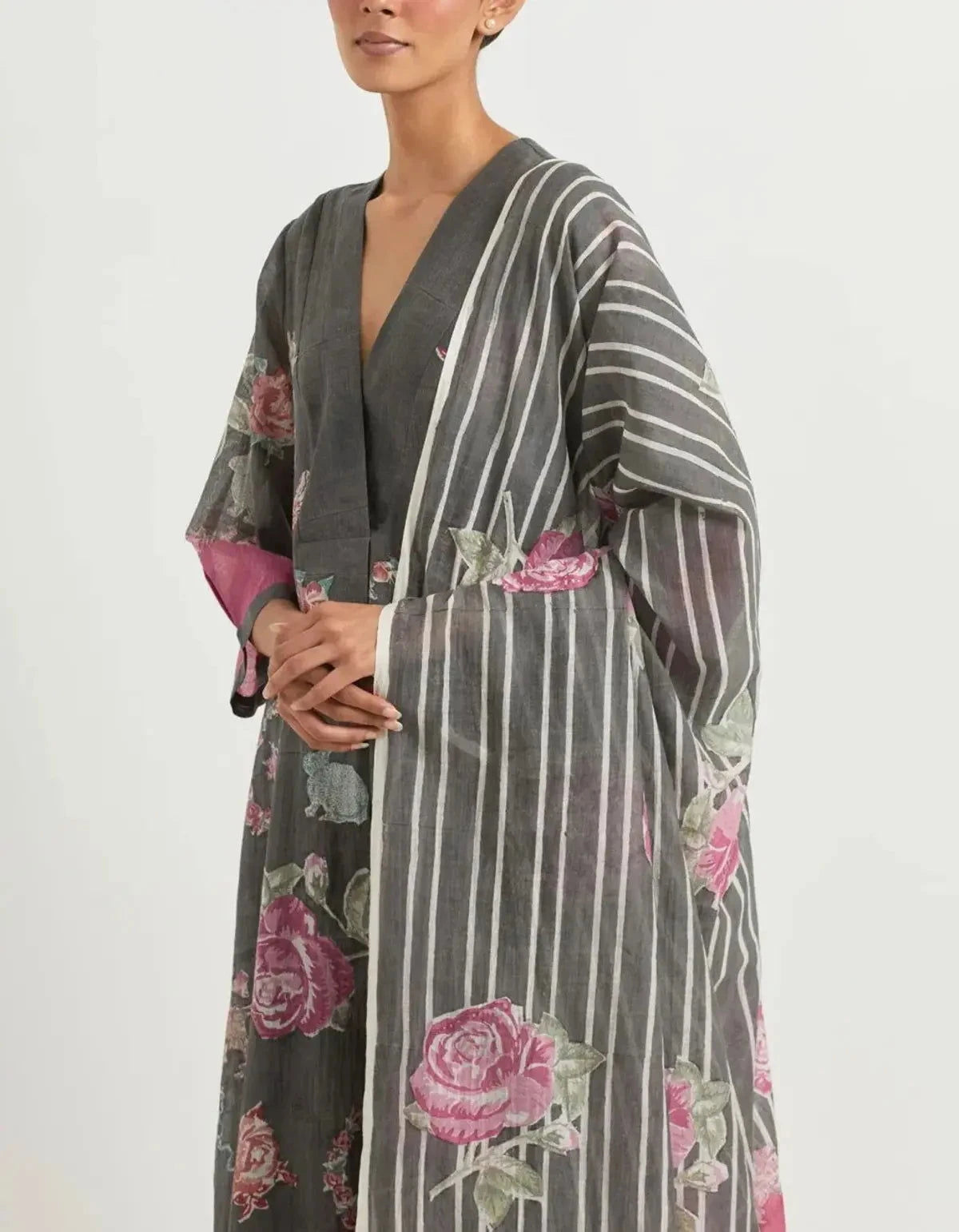 Toile Noir Border Kurta Sets - Pallodstore