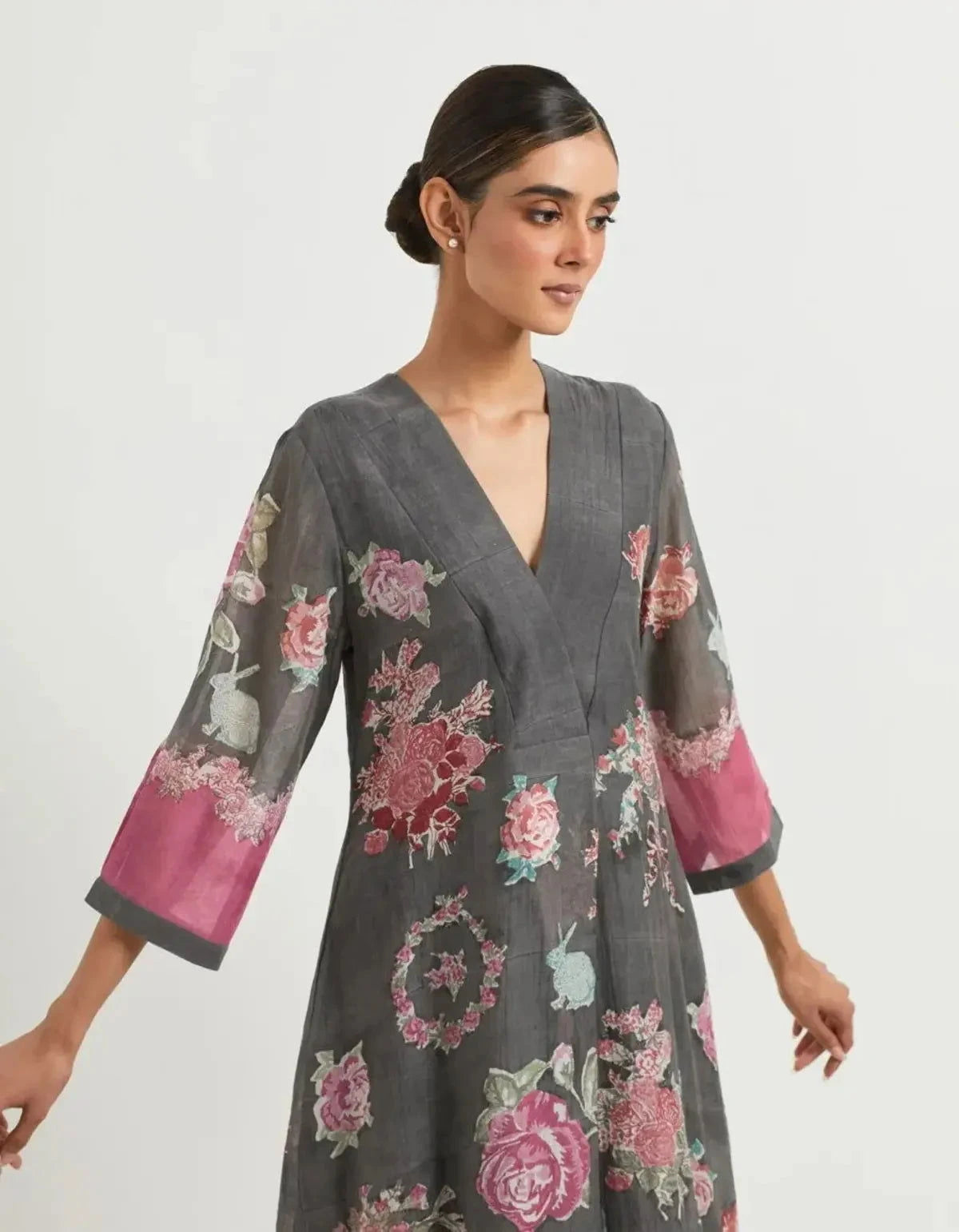 Toile Noir Border Kurta Sets - Pallodstore