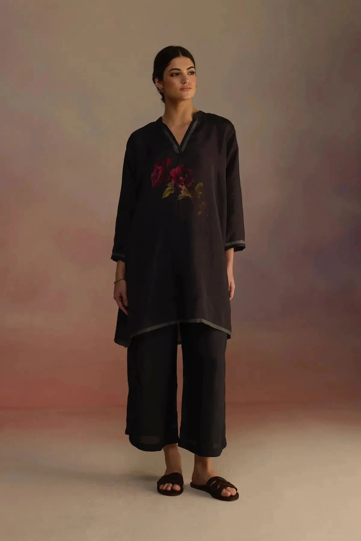 Wallflower Charcoal Co-ord Set - Pallodstore