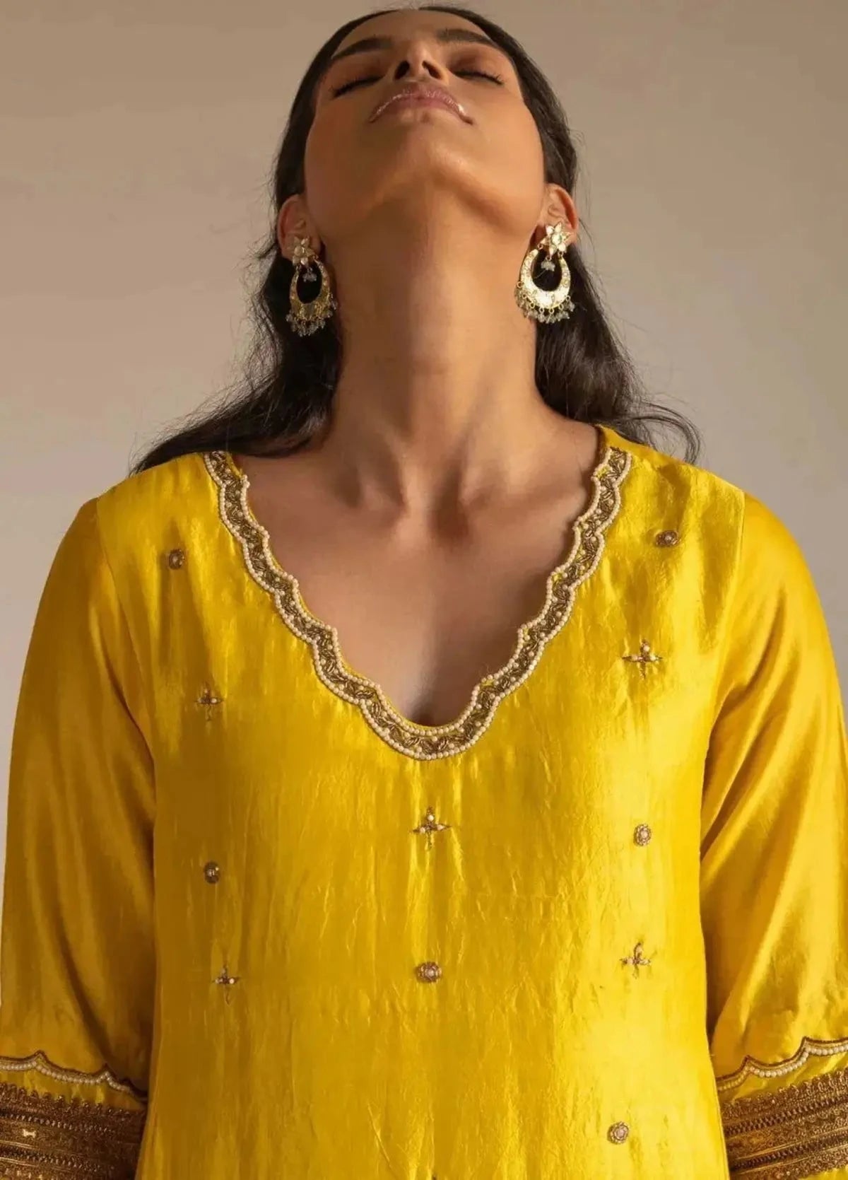 Yellow Tannu Kurta with Pants - Pallodstore
